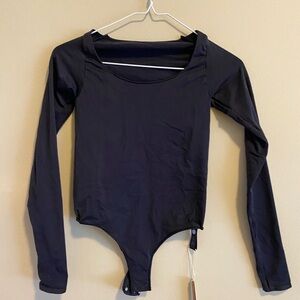 Black Long Sleeve Bodysuit